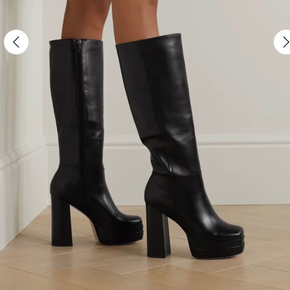Black Knee Boots